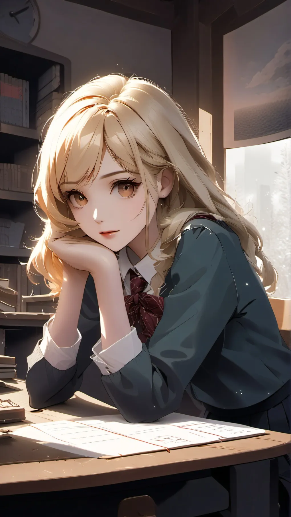 ai character: Sarah background