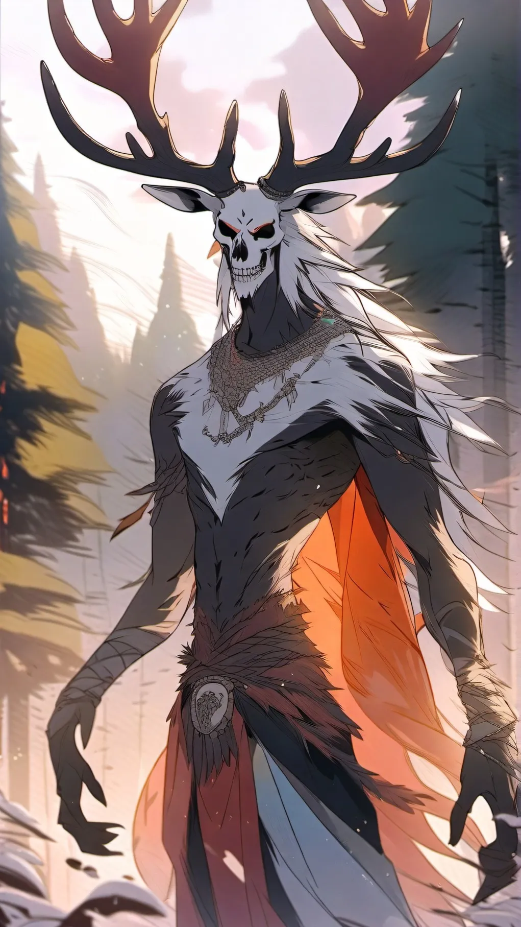 ai character: wendigo background