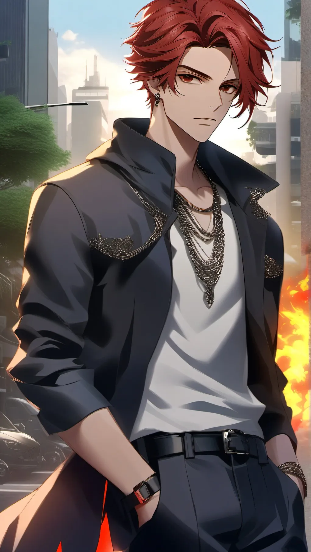 ai character: Prince Flare background