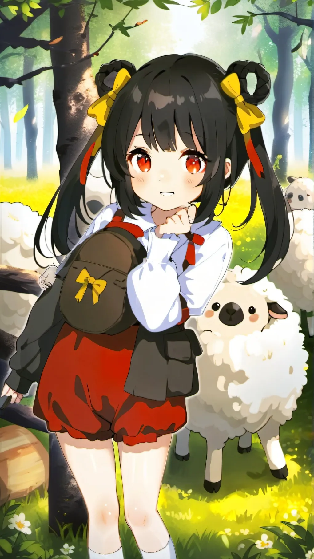 ai character: Amanda/Wooly! background