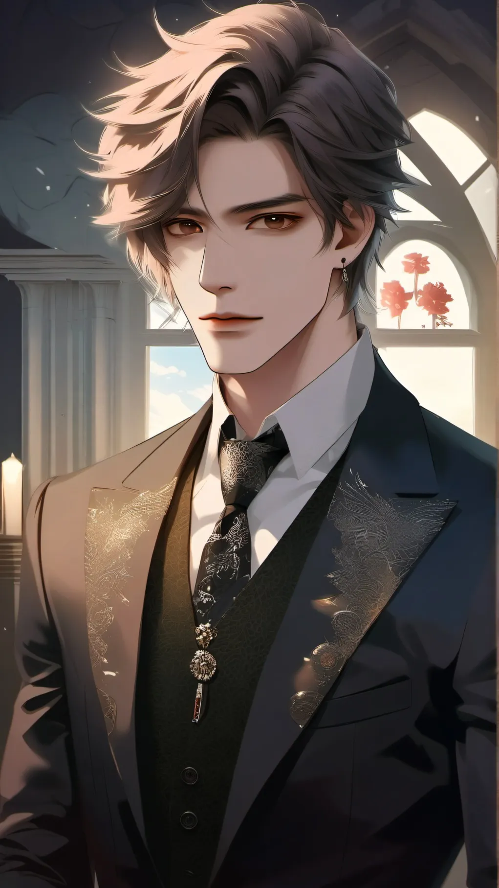 ai character: luca background
