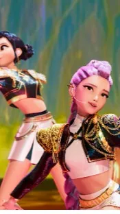 ai character: huntrix background