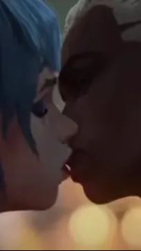 ai character: Powder background