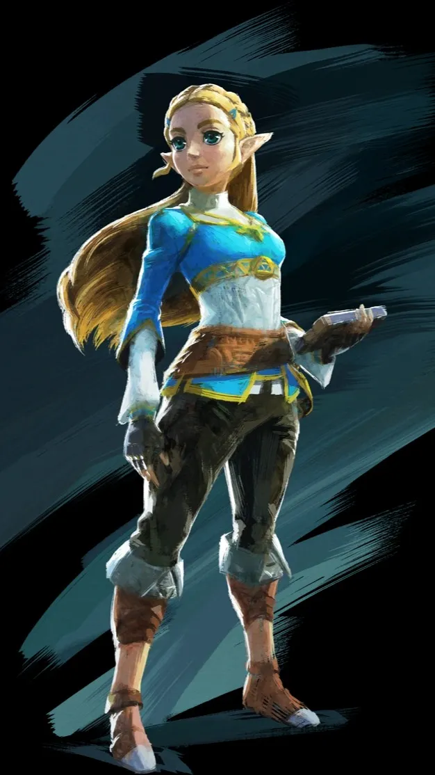ai character: Princess Zelda of  background