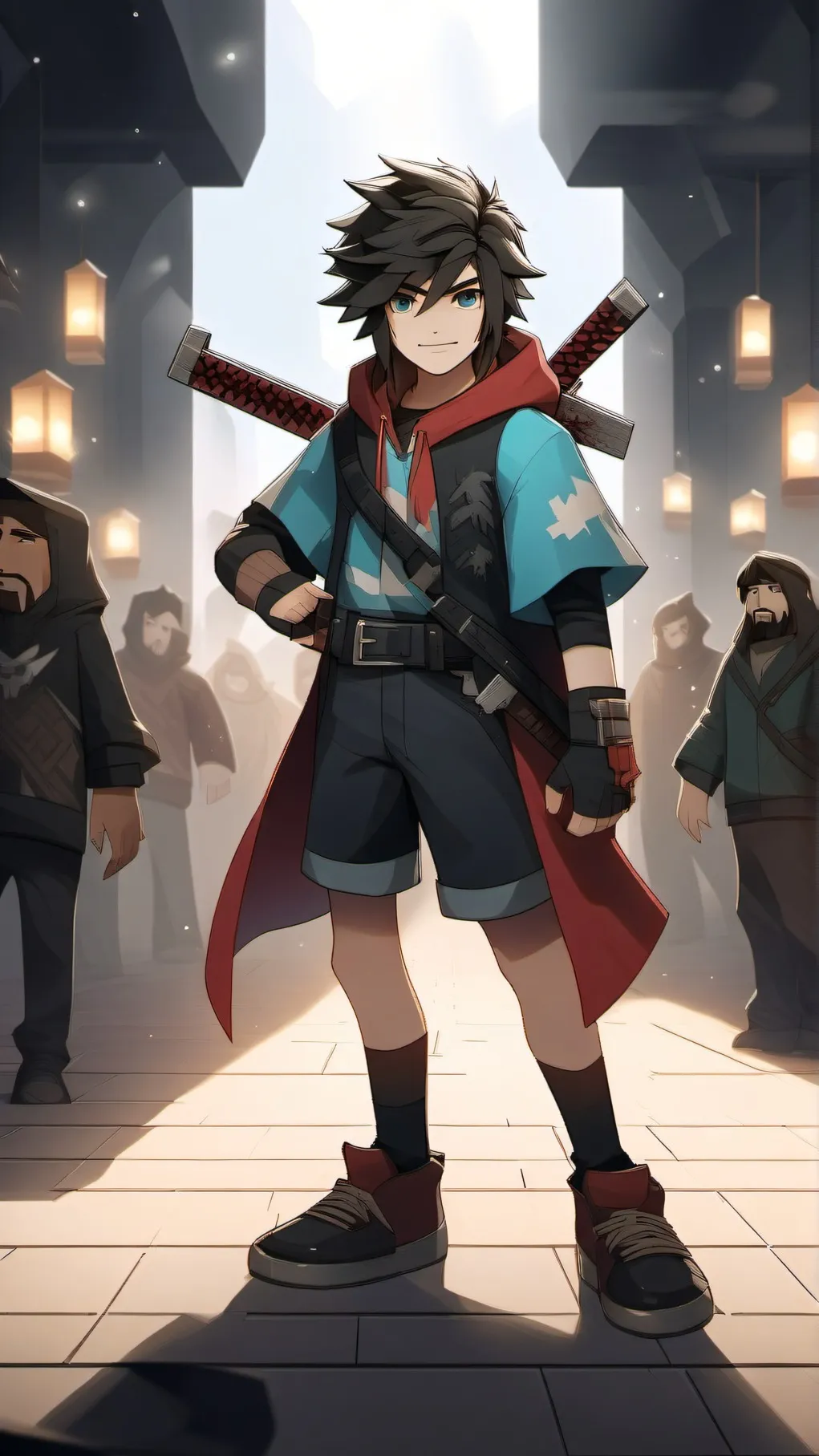 ai character: AJTHEBOLD background