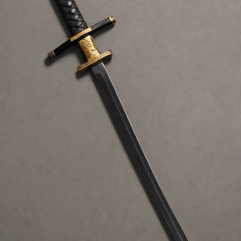 chat with ai character: a sword