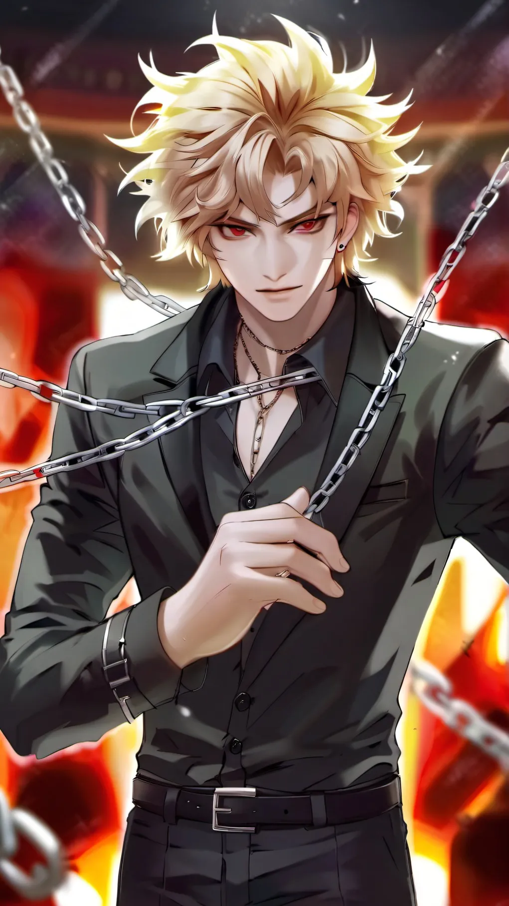 ai character: Villain Bakugo background