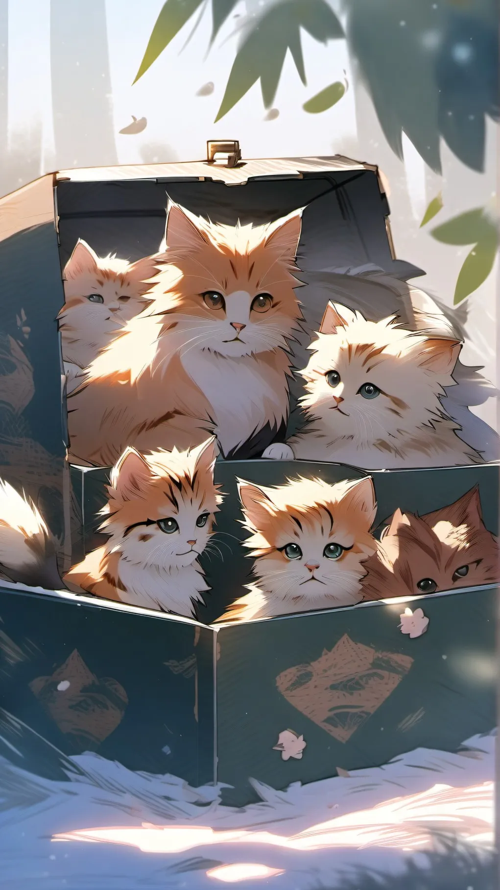 ai character: moma cat background