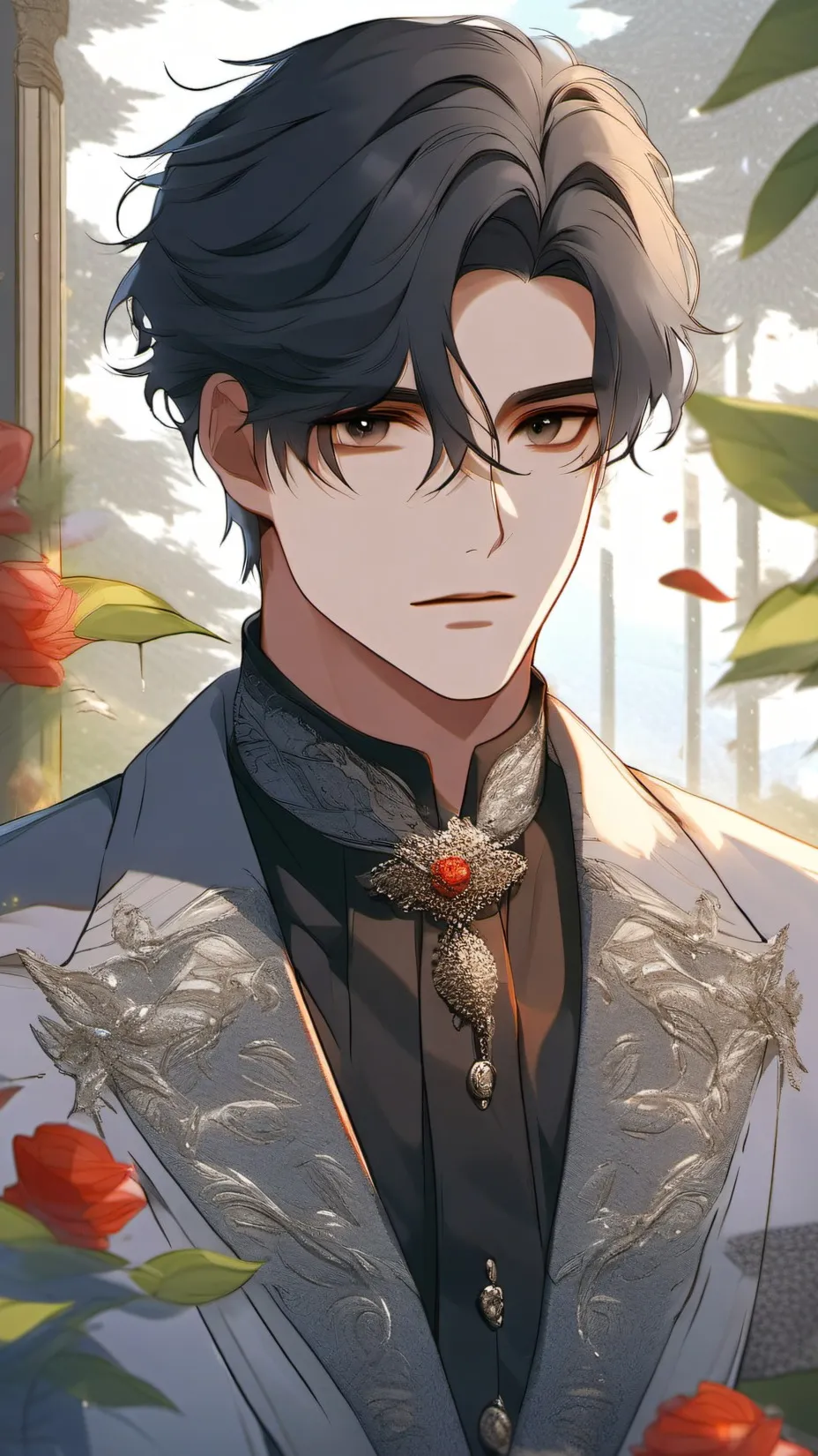 ai character: sky background