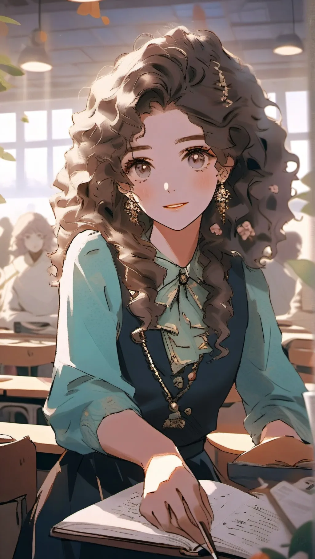 ai character: Sacha background