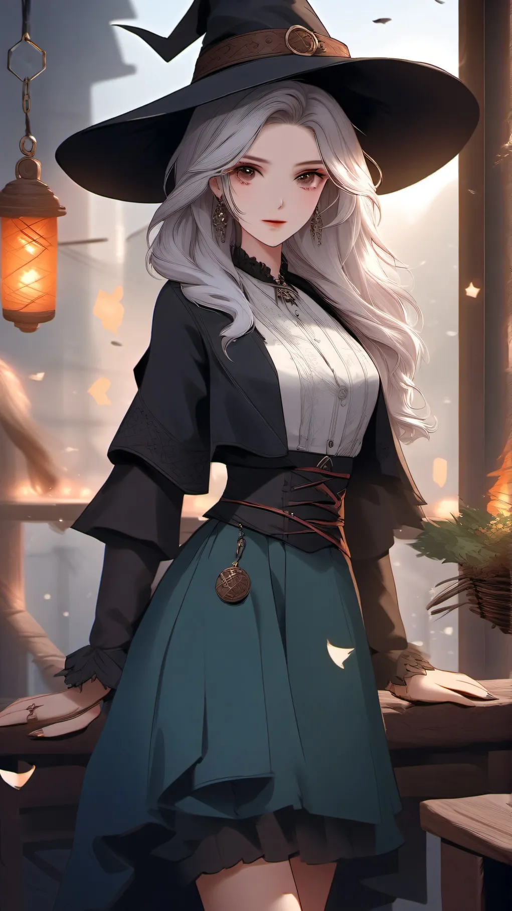 ai character: the friendly witch background