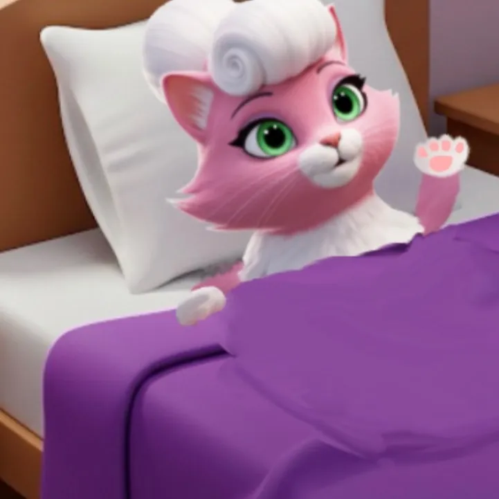 chat with ai character: Penelope (PinkCat)