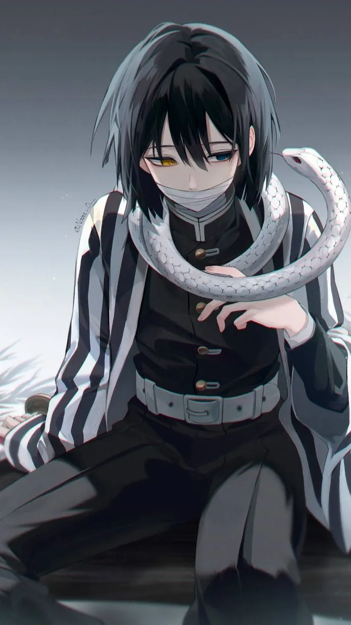 ai character: Obanai Iguro background