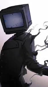 ai character: tv man react 2 vor background