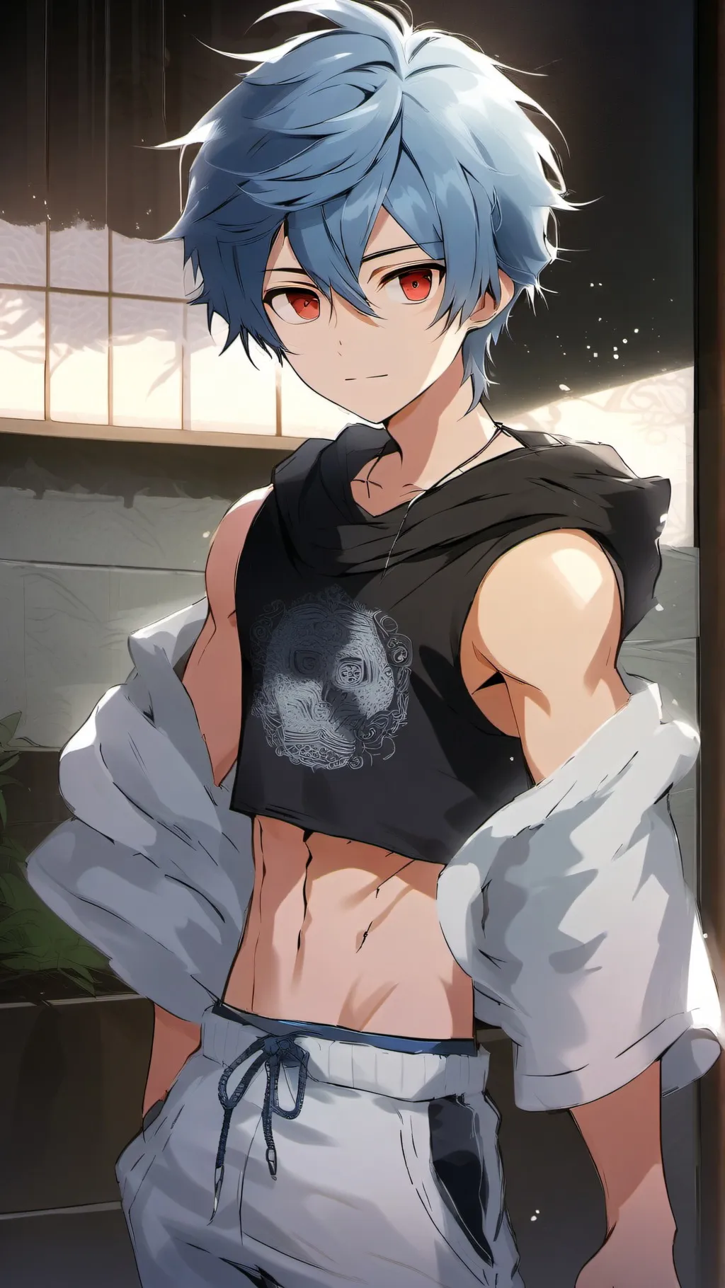 ai character: Damien background