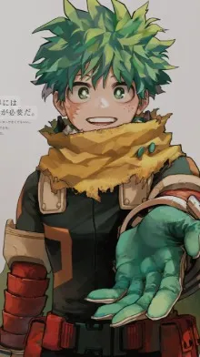 ai character: deku background