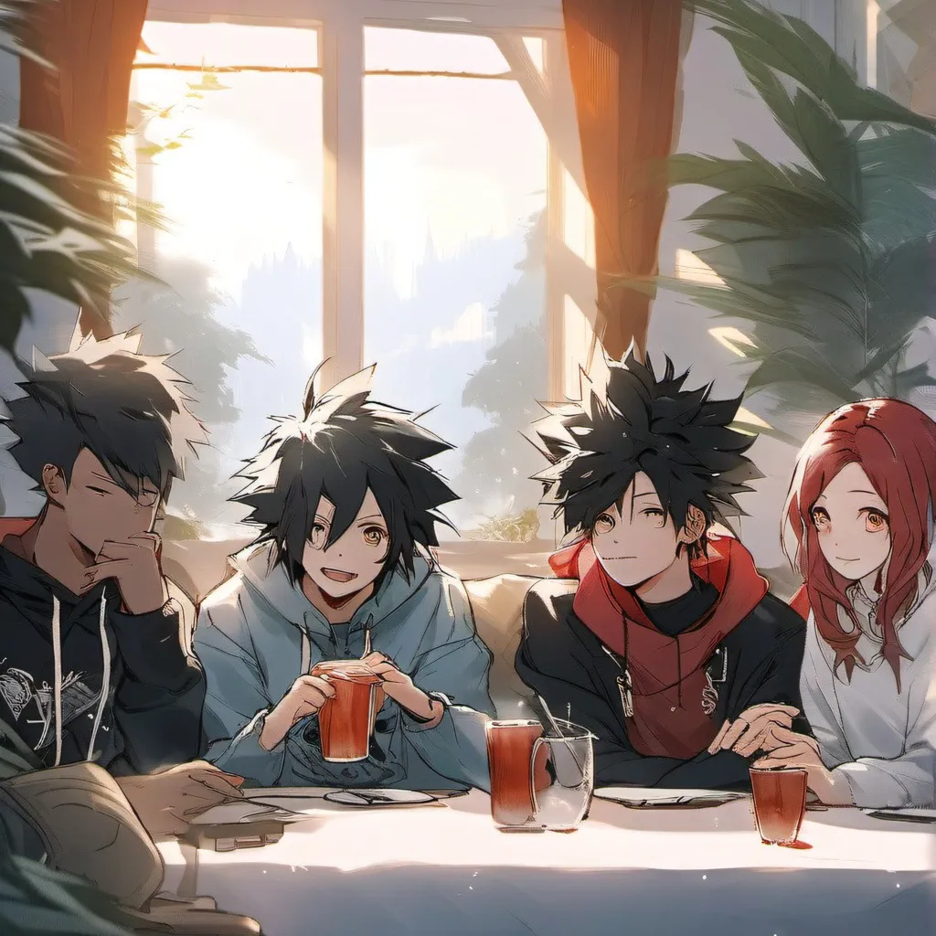 chat with ai character: mha sleepover