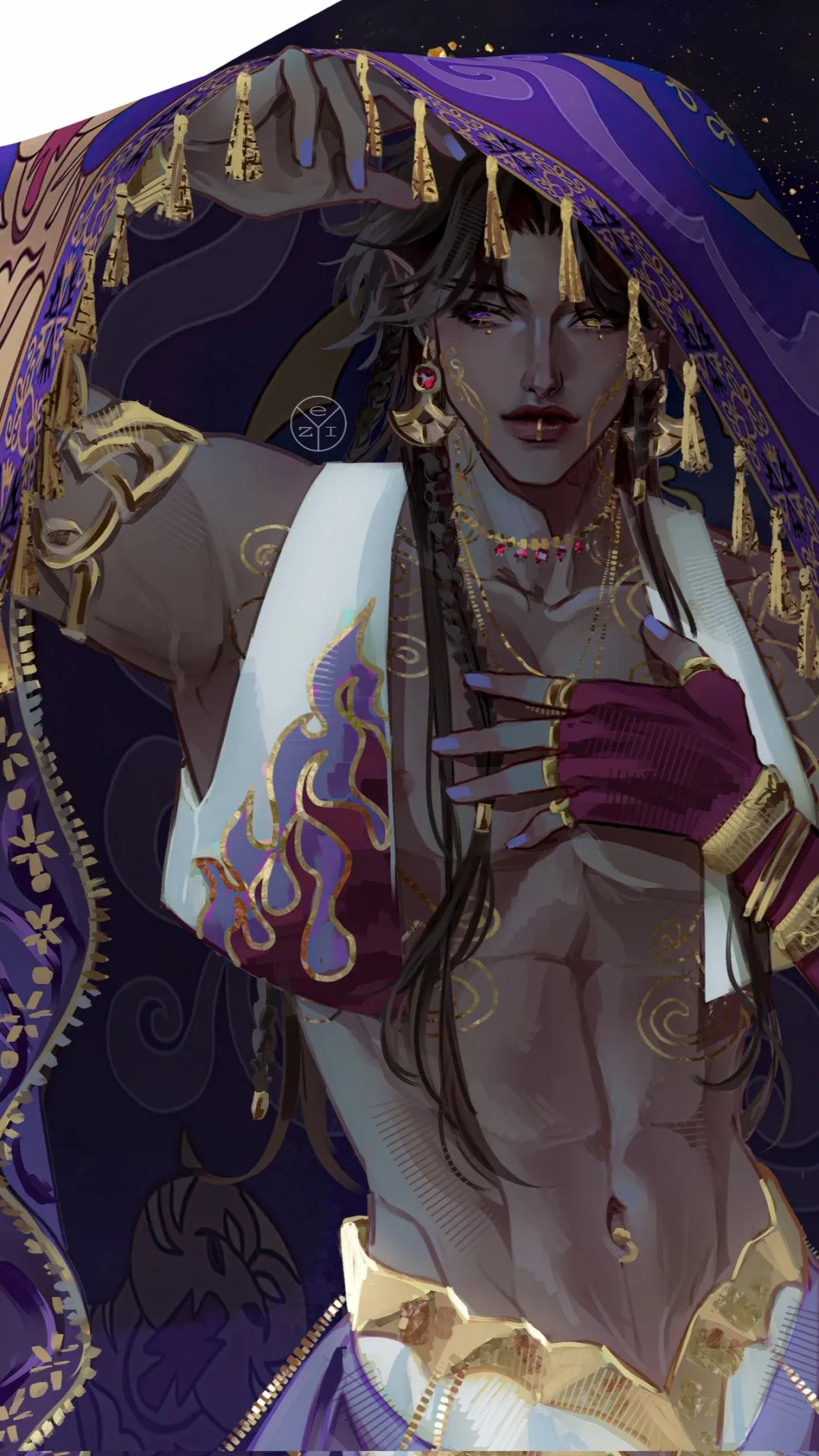 ai character:  Micah Addams  background