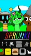 ai character: Sprunki love you background