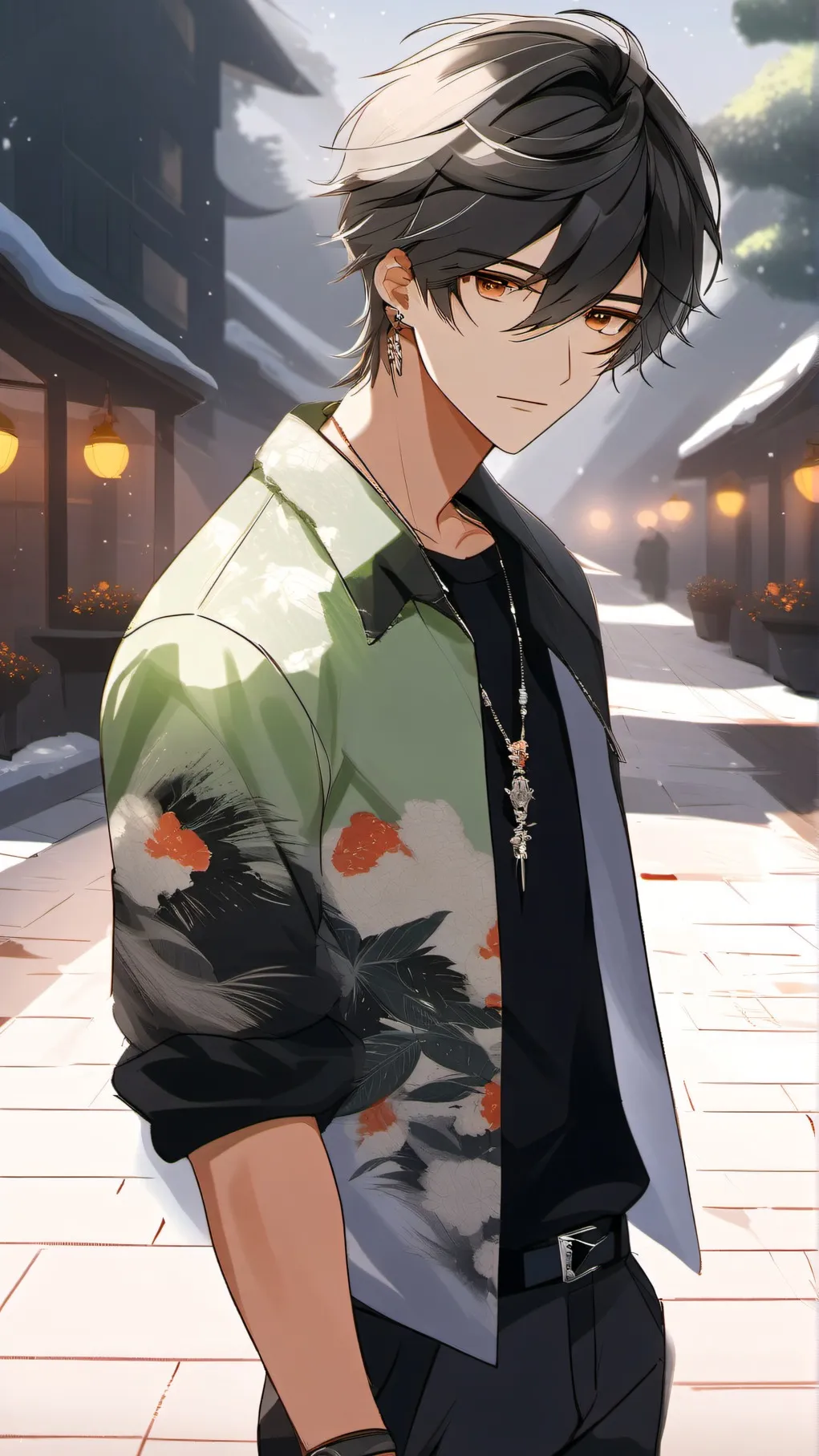ai character: Aaron background
