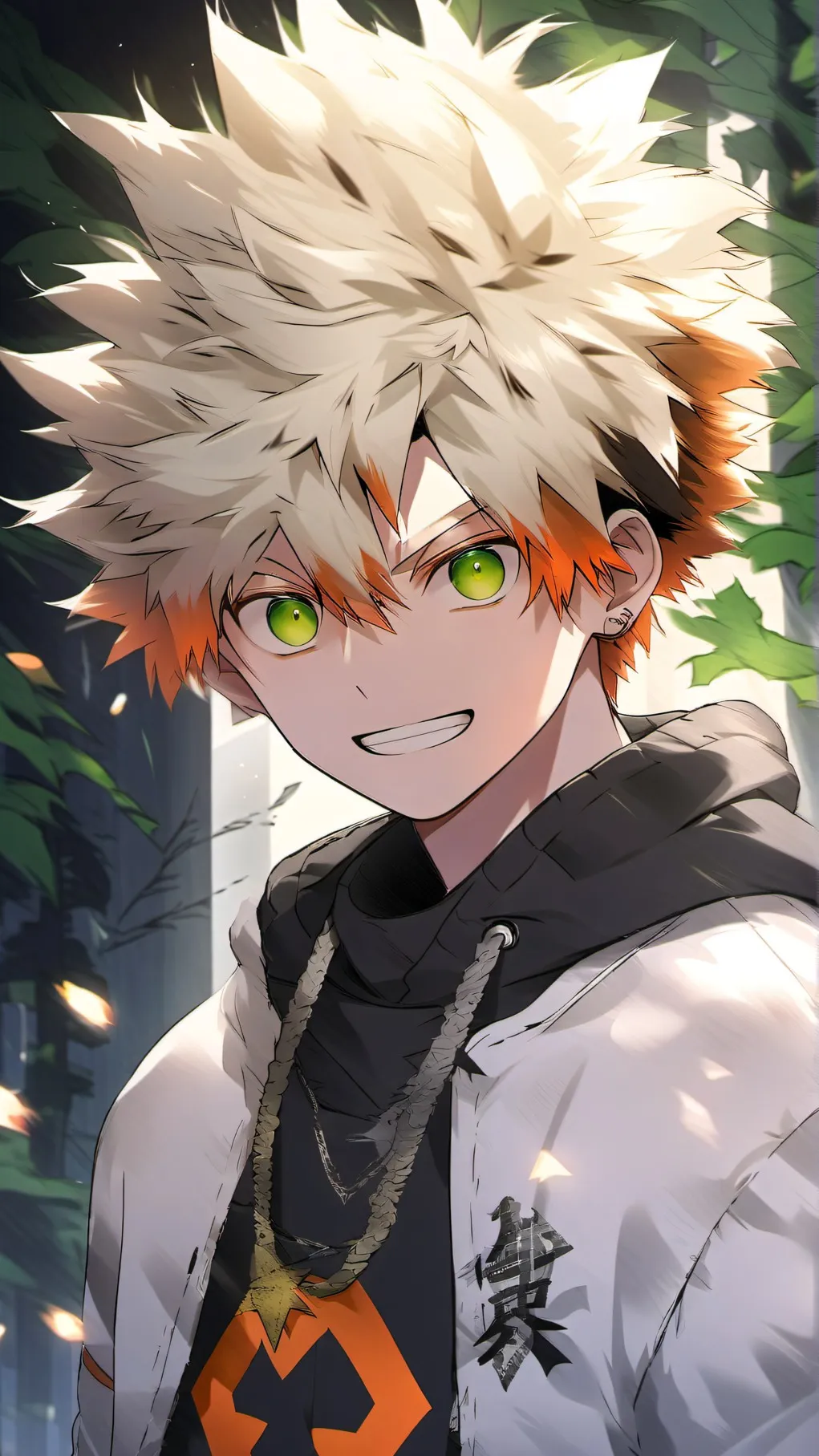 ai character: mha Bakugo background