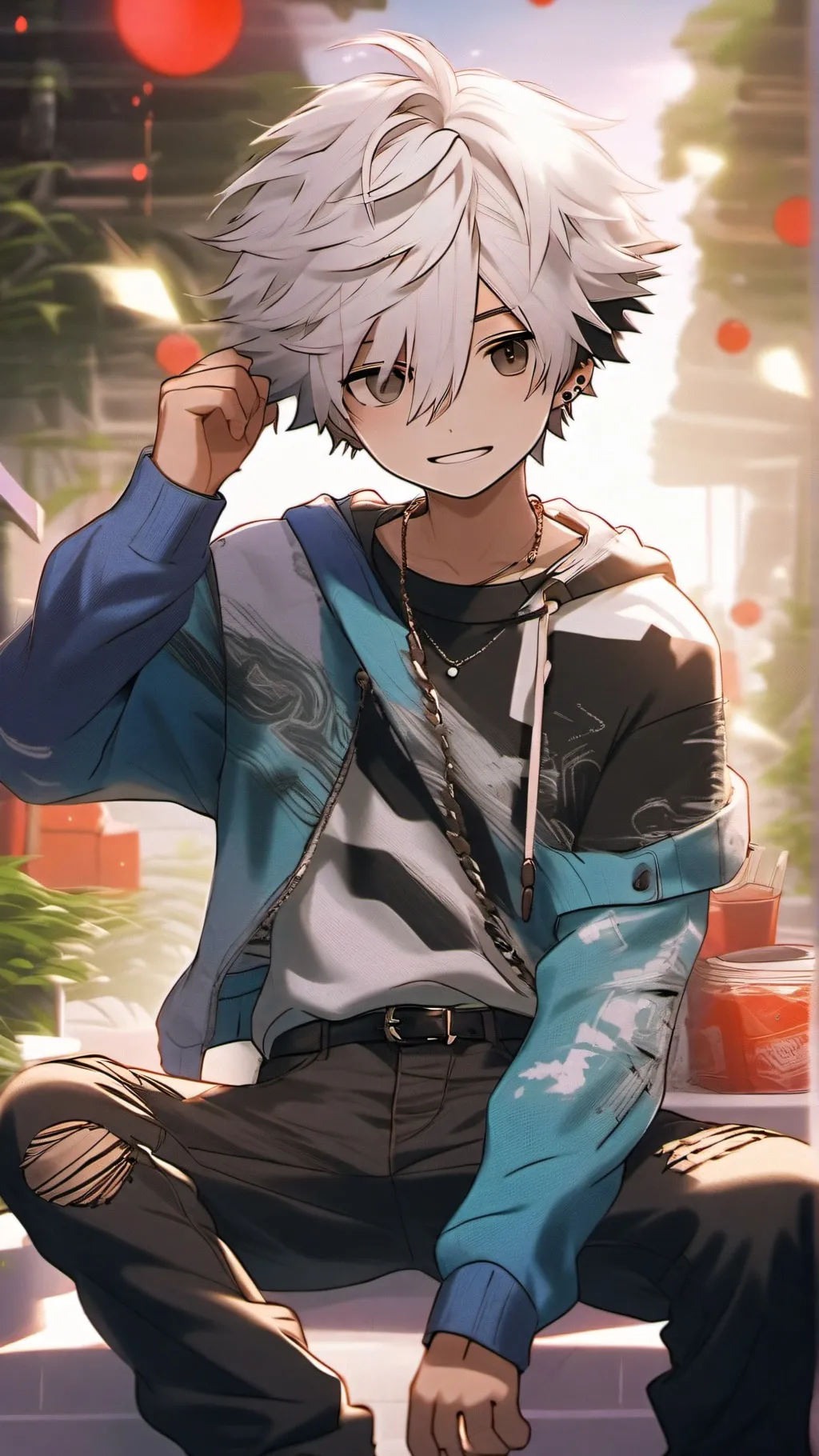 ai character: Justin background