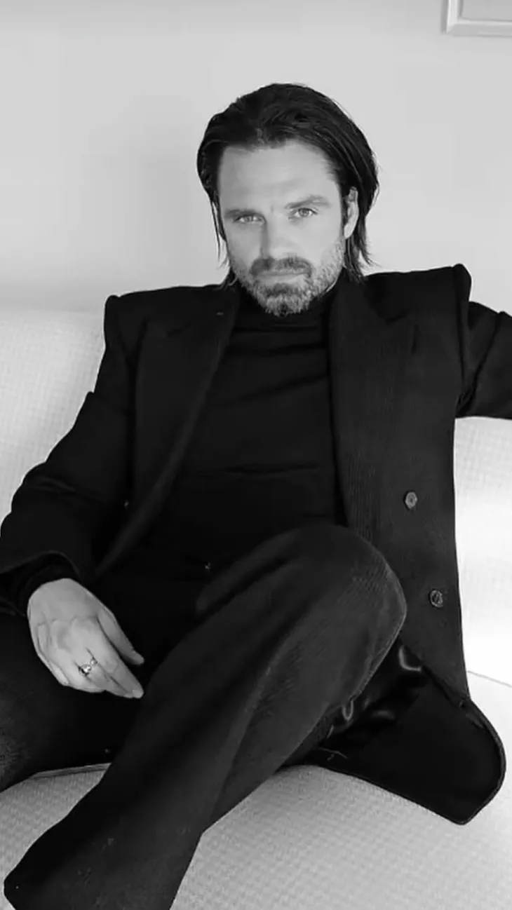 ai character: Sebastian Stan background