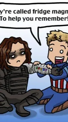 ai character: Bucky & Steve background