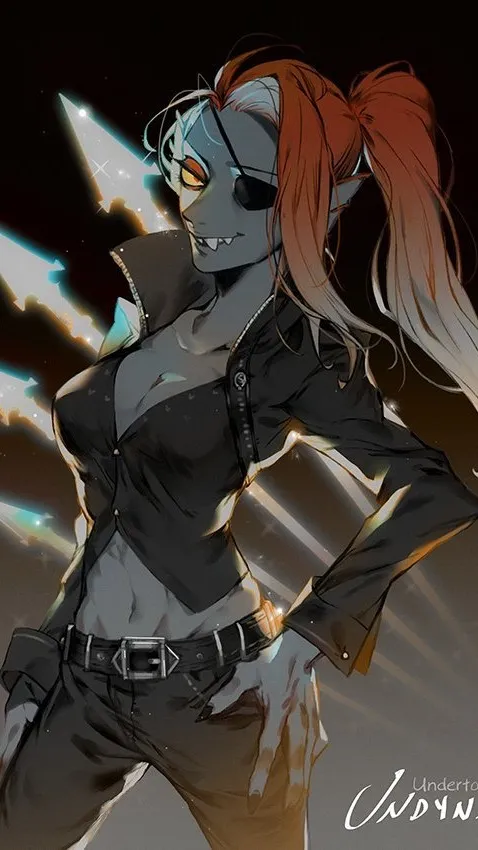 ai character: yandere undyne background