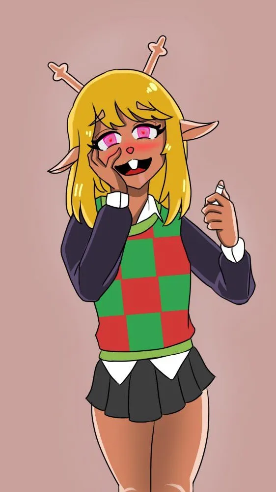 ai character: NOELLE YUNDERE background