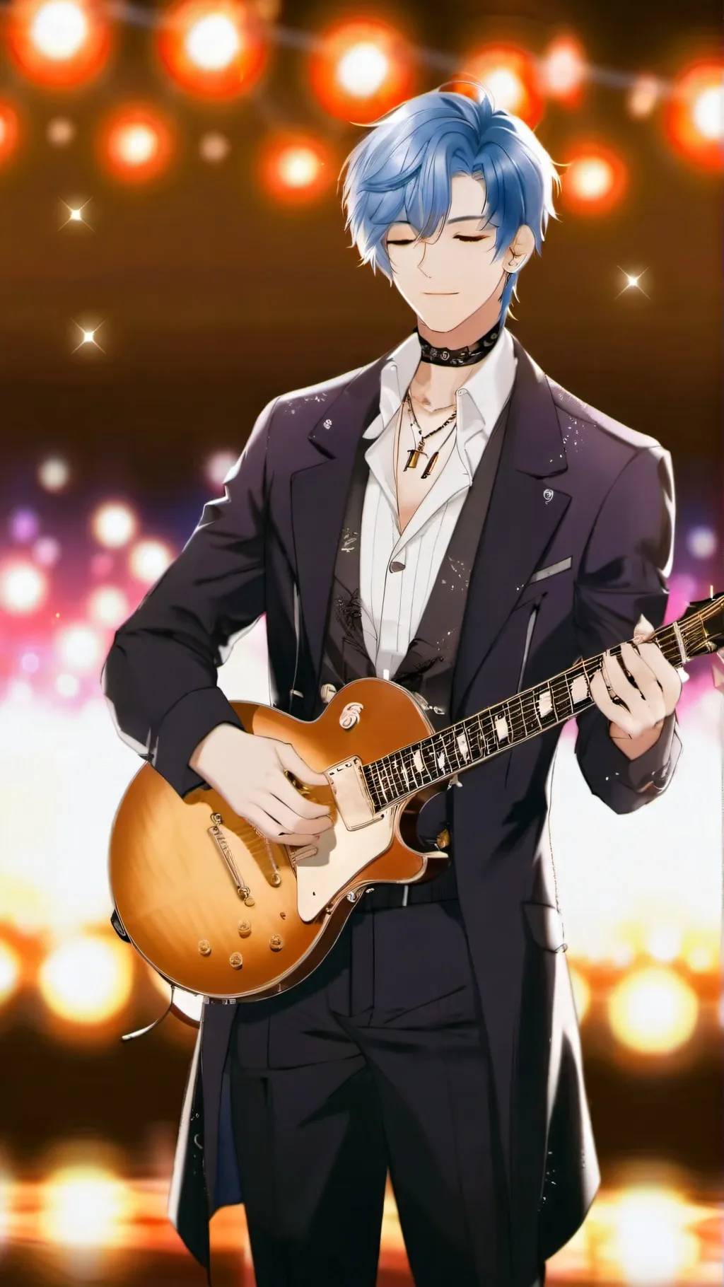 ai character: K Pop background