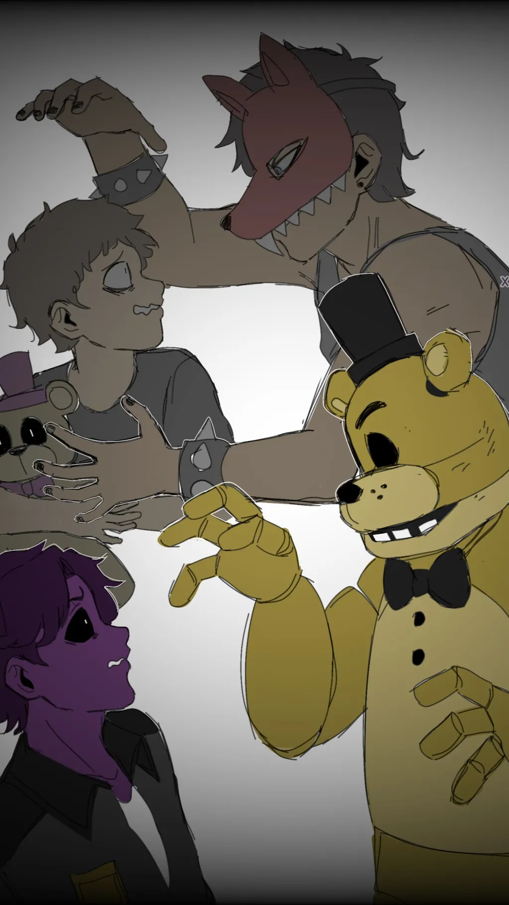 ai character: Michael Afton background