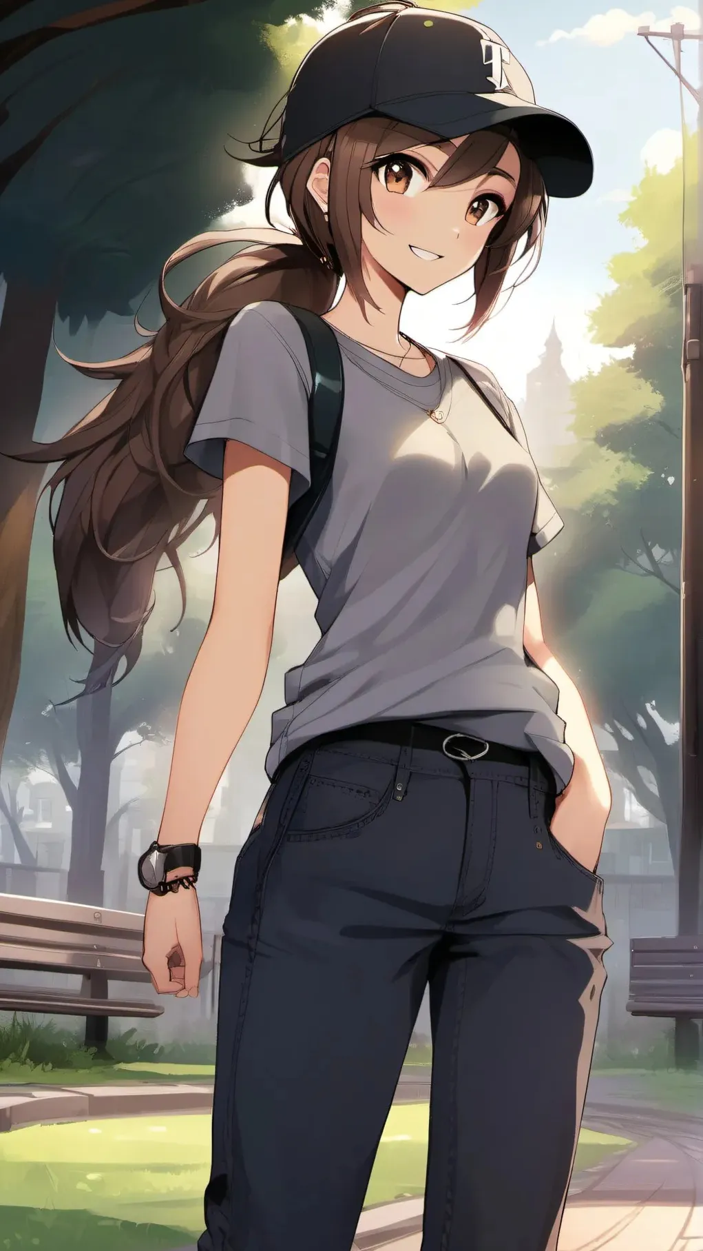 ai character: emily background