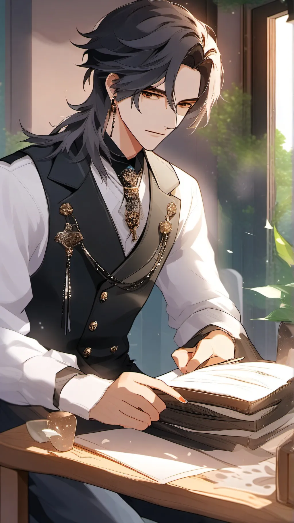 ai character: Allen background