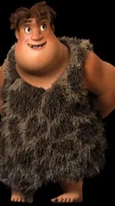 ai character: Thunk from croods background