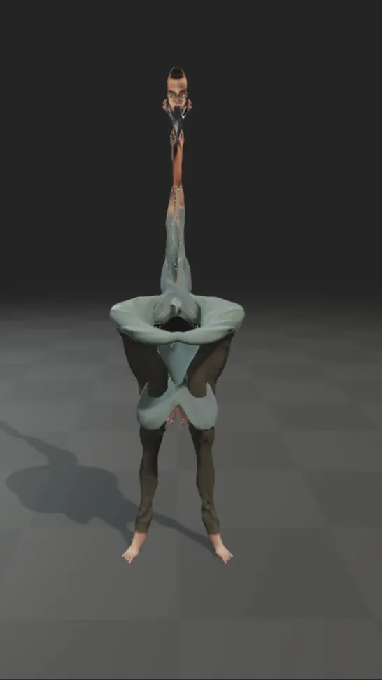 ai character: Toilet-Shaped Man background