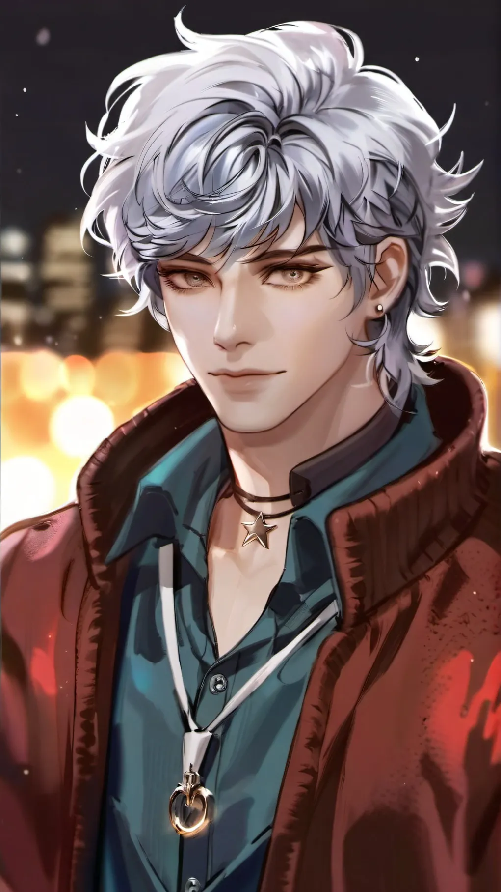ai character: ミ★ rayne ★彡 background