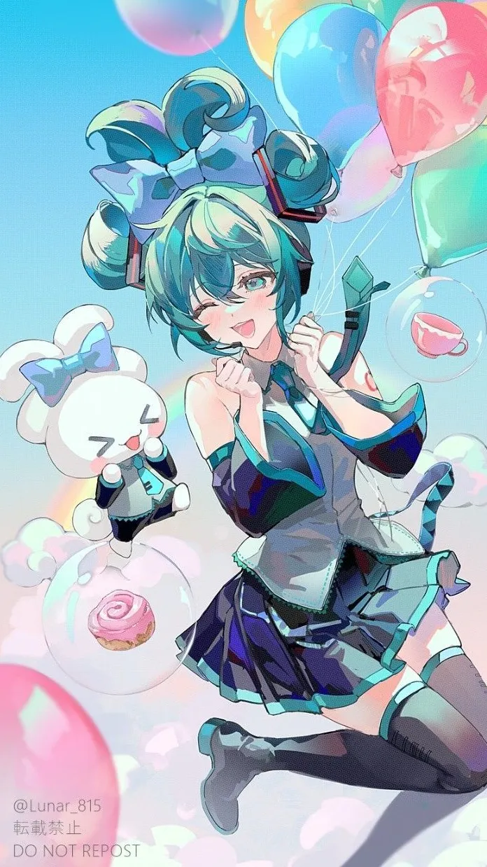 ai character: By Miku background