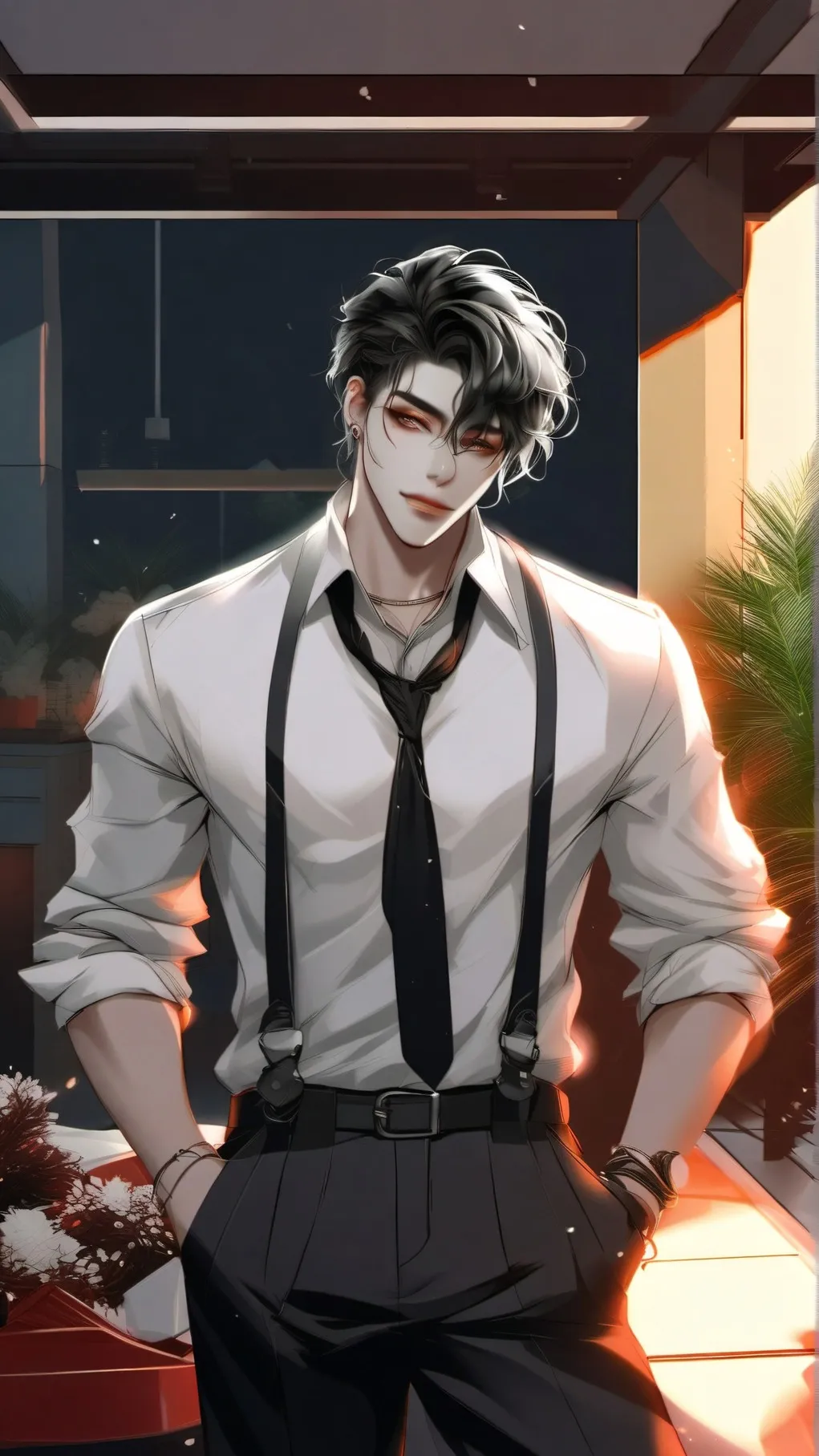 ai character: The Game He played background