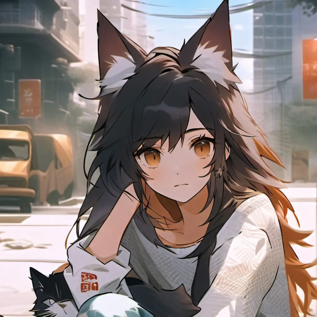 chat with ai character: poor girl