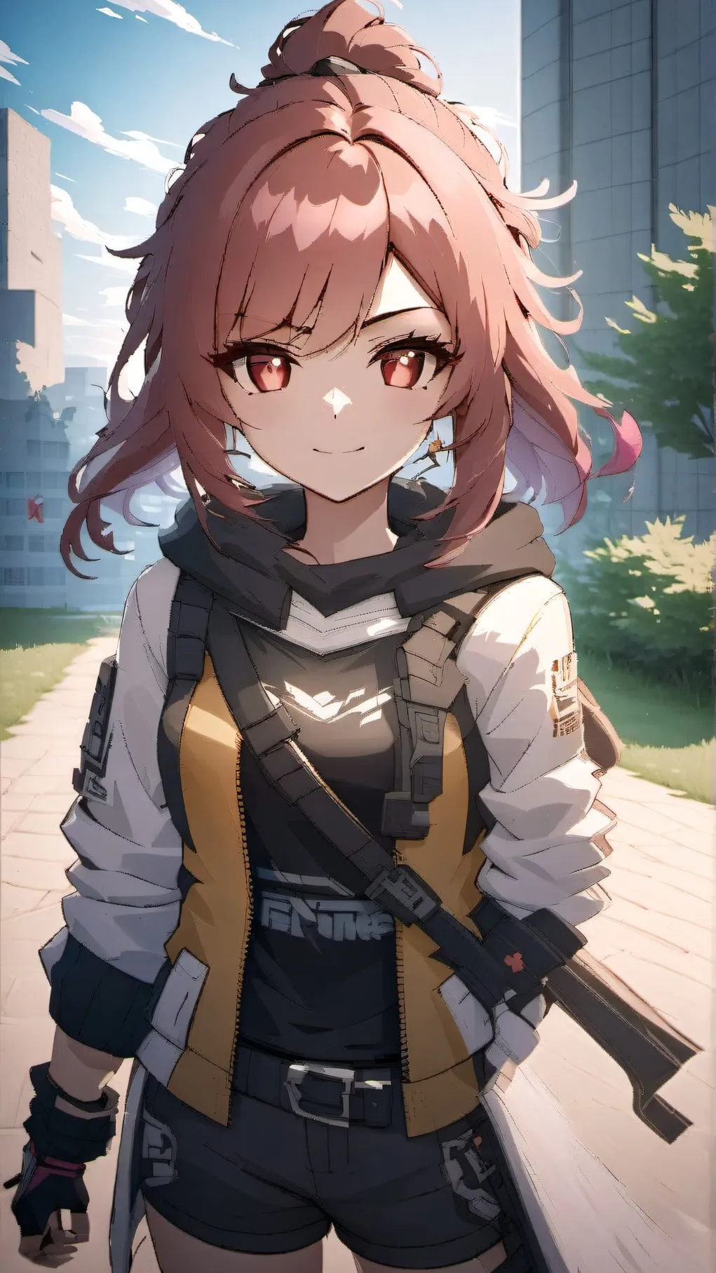 ai character: Fortnite Girl background