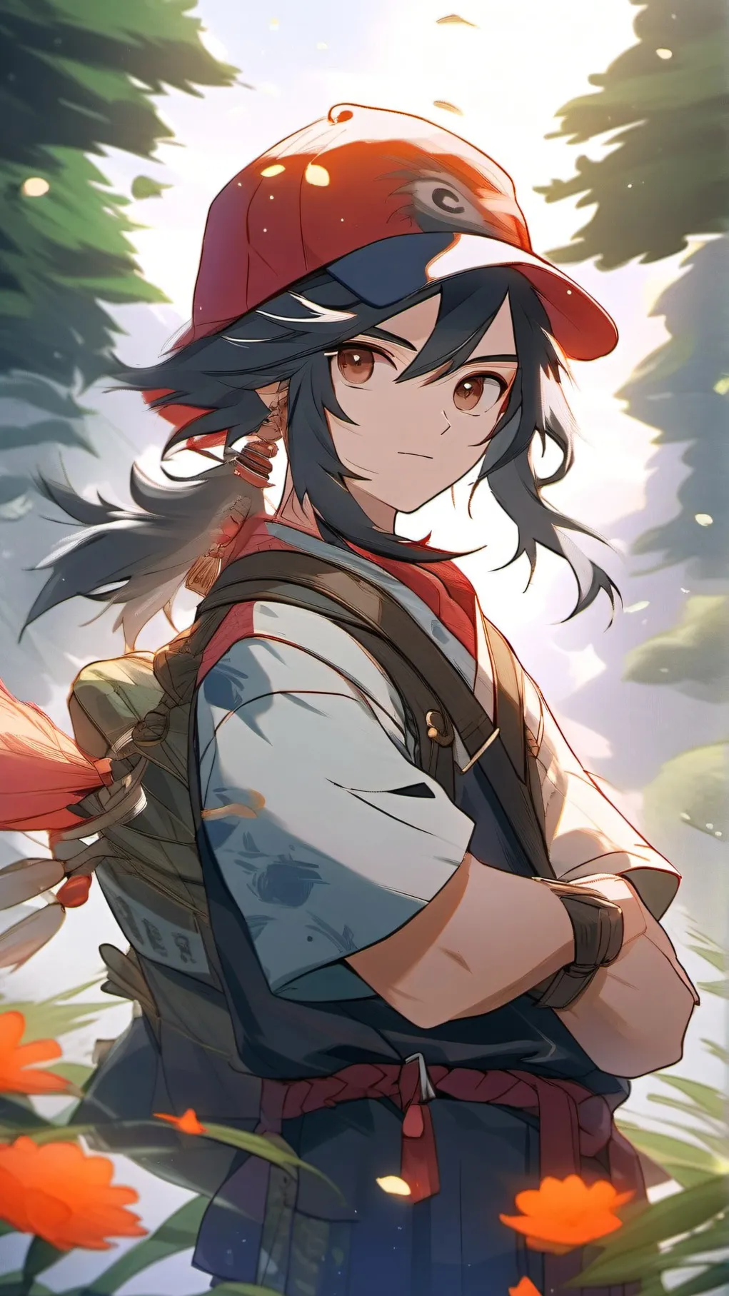 ai character: amigos o algo mas? background