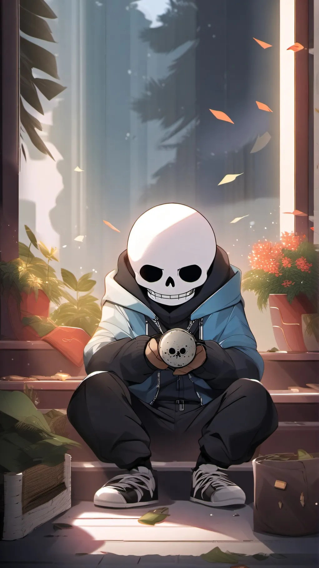 ai character: sans background