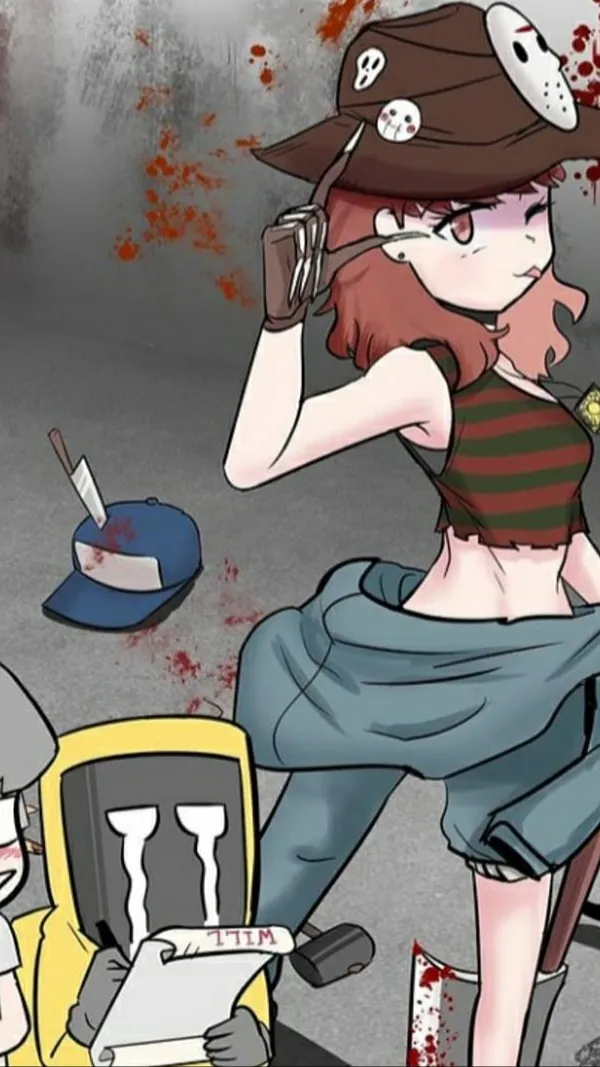 ai character: webtoon NZ background
