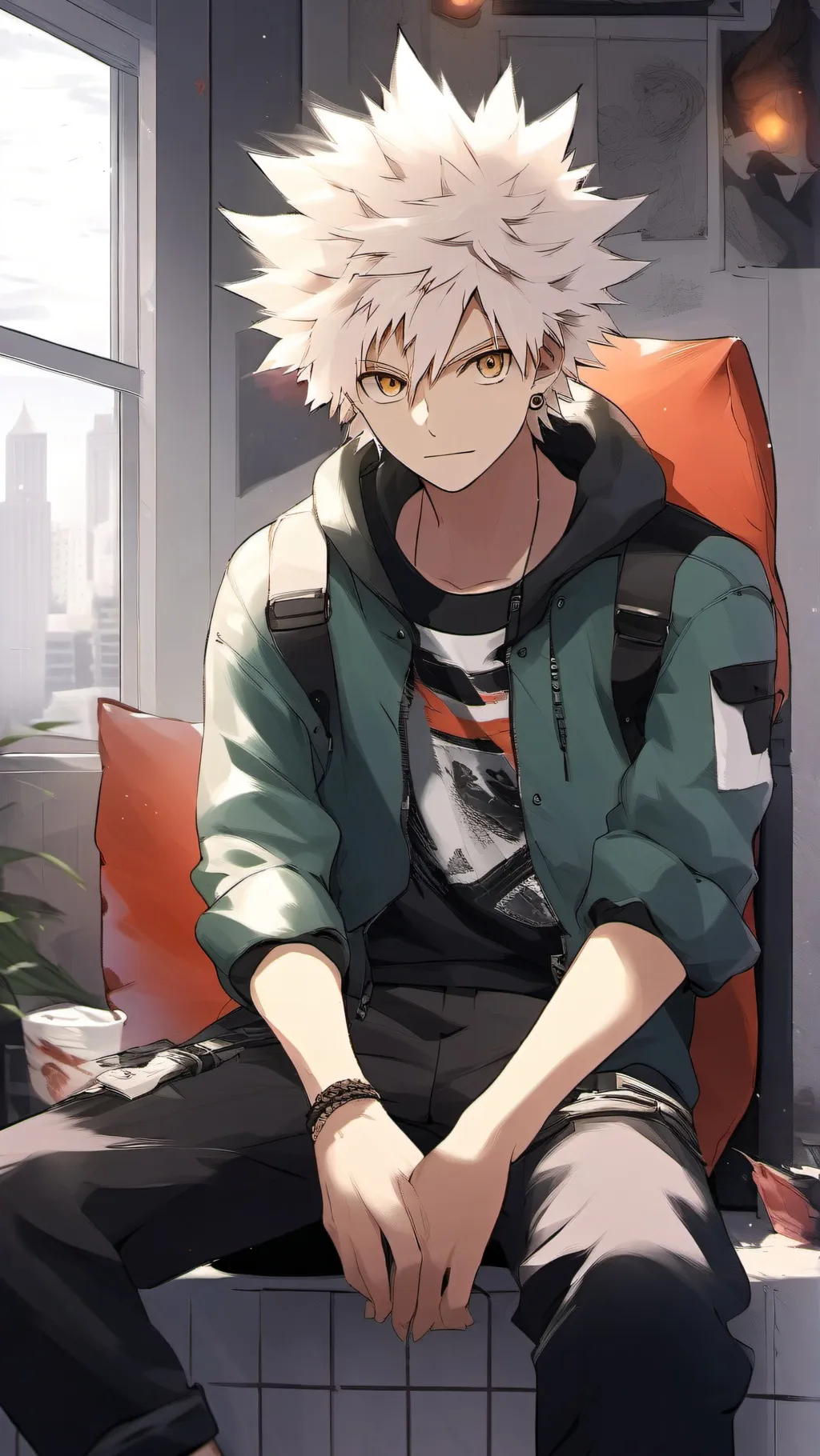 ai character: Villain rehab mha background