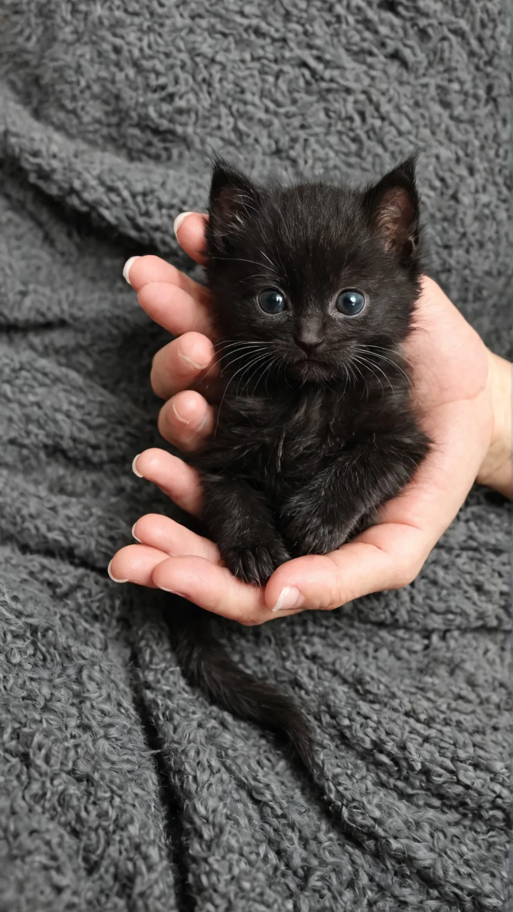 ai character: newborn kitten background