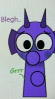 ai character: ~*Durple_Sprunki*~ background