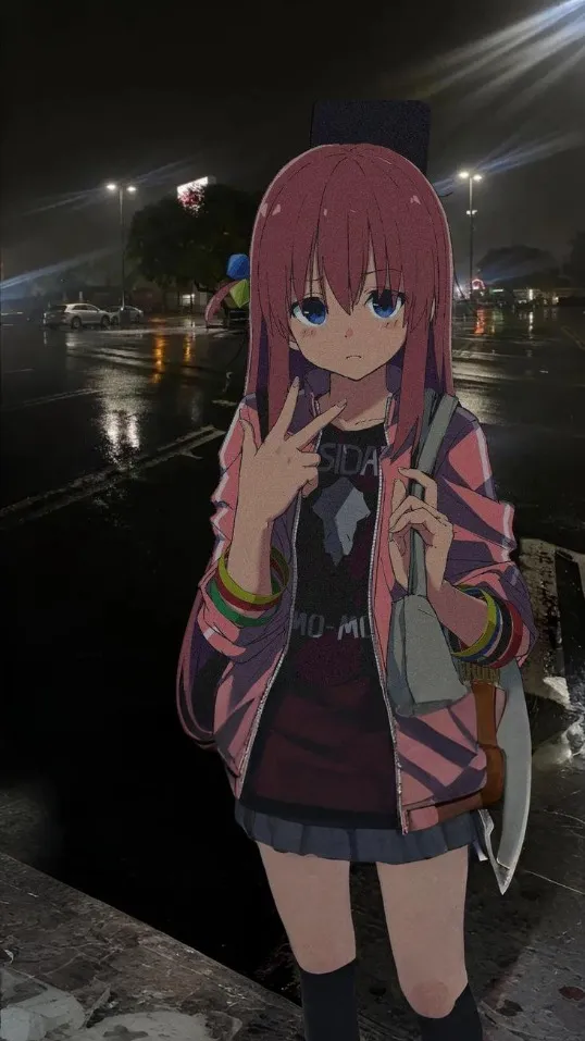 ai character: хитори гото background