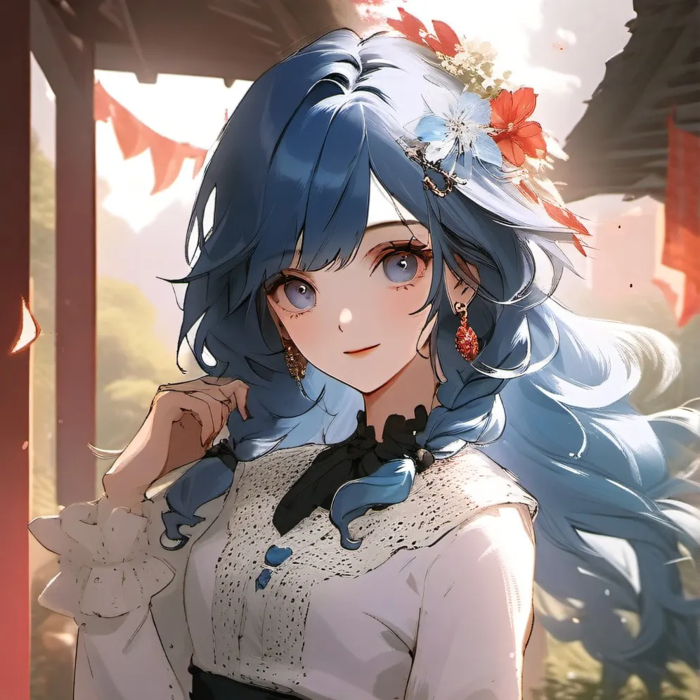 chat with ai character: luna the shy girl