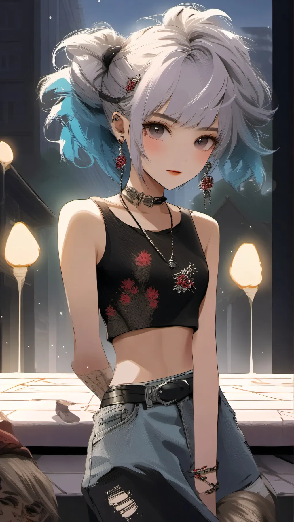 ai character: Kim  background